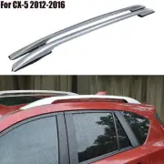 Silver Roof Rail Luggage Baggage Carrier Racks Fits for Mazda CX-5 CX5 2012-2016