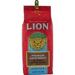 台灣總代理！特級kona系列~Lion coffee獅王咖啡( 198g/7oz)（柯納金牌、24Ｋ100%柯納咖啡豆）