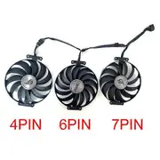 3pcs 95mm CF1010U12S Graphics Card Fan Replacement ASUS Rog Strix RTX 3060 3070 3080 Ti 3090 Gaming GPU Cooler RX 6700