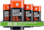 (Fresh Blast Solid, 4 Pack) - Right Guard Xtreme Defence 5 Antiperspirant Deodorant Invisible Solid, Fresh Blast, 80ml (4 Count)