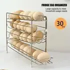 Space-saving Fridge Egg Organizer's Extra-large Food Containers Storage S3S9