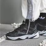 NIKE M2K TEKNO 全黑 白底 老爹鞋 增高 皮革 復古休閒百搭運動慢跑鞋AO3108-003男女鞋XZ1