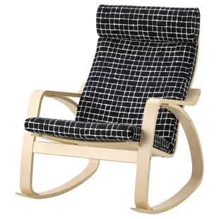 原創IKEA宜家POANG波昂懶人搖搖椅陽臺家用休閑椅子舒服久坐躺椅沙發新品上新