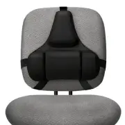 Black Memory Foam Body Positioner for Mid Spinal and Lower Lumbar Support