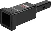 bROK Products 32935 1-1/4" to 2" Receiver Adapter, 6" Length, Black Powdercoat