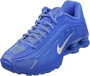 [Nike] Shox R4 Women's Shoes (HJ7303-445, Racer Blue/Phantom/Metallic Silver)