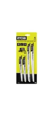 Ryobi 4 Piece Reciprocating Saw Blade Set