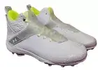 NEW 3025085-101 MEN'S 11 UNDER ARMOUR UA HIGHLIGHT HAMMER MC WH/ MET SIL