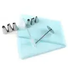 10PCS Cake Decorating Tools Kit Piping Nozzles Cream Icing Bags Set Pastry Tips