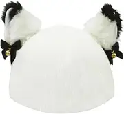 Ski Helmet Cover, Bells Cat Ears Helmet Wrap, Helmet Accessories, Elastic Helmet Cover, Washable Helmet Cover, Helmet Decoration for Ski, Snowboard Helmet Cover, Skateboard Helmet Decoration, Fun Helm