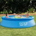 Intex 10' X 30" Easy Set Above Ground Swimming Pool with Filter Pump