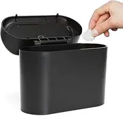 Car Trash Can | Side Door Car Garbage Can with Lid,Car Interior Accessories Automotive Garbage Container, Waterproof Garbage Cans for Auto Studio Bedroom Home
