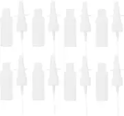 SECFOU 20ml Nose Mist Spray Bottle Flat Shoulder Travel Size Face Mist for Nose Refillable Mini Spray Bottles for Water Perfume