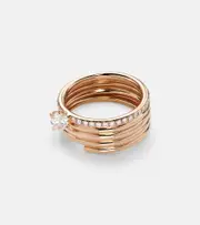 [Repossi] Repossi Blast 18kt rose-gold ring with diamonds N gold