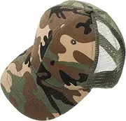 [Didiseaon] Camouflage Sun Hat Quick Drying Mesh Baseball Cap for Summer Hiking Travel and Outdoor Activities Lightweight Compact Design for Young Explorers