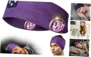 Sleep Headphones Bluetooth Headband, Headband Headphones for CrystalPurple