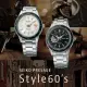 【SEIKO 精工】Presage Style 60’s系列經典鏤空機械錶 SK038 /黑面40.8mm(4R39-00Z0D/SSA425J1)