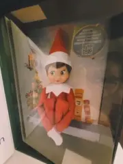 New The Elf On The Shelf Blue Eyed Girl Doll & A Christmas Tradition Story Book