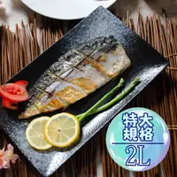 在飛比找松果購物優惠-【鮮綠生活】挪威薄鹽鯖魚2L(毛重230g-260g/片 淨