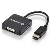 [DP-DPDVIHD-ADP] 3 in 1 DisplayPort to DisplayPort HDMI DVI Adapter Male to 3 Female