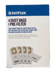 Genuine Nilfisk Power, Select Series Vacuum Cleaner Bags 128389187