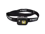 Kings Plus Lithium LED Headtorch - Rechargeable -Handsfree Motion Sensor - 410 Lumens