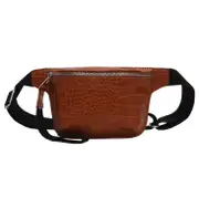 Women Alligator Pattern Vintage Faux Leather Crossbody Bag Chest Bags Waist Bags