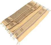 [WESIEVYA] Windproof Shemagh Scarf Men's Turban Scarf Soft Cotton Wrap for Outdoor Activities