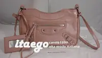 在飛比找Yahoo!奇摩拍賣優惠-小米蘭* BALENCIAGA 2013早春限量珍珠金屬皮款