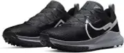 Nike React Pegasus Trail Black Running Sneakers Outdoor Trainers Logo Men Size