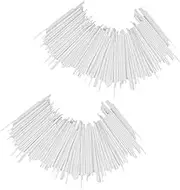BEBEMOKO 200Pcs Paper Lollipop Sticks for DIY Candy Marshmallow and Treats Candy Treat Sticks for Homemade Desserts and Parties
