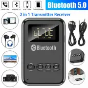 USB Transmitter Receiver 2in1 Wireless Audio 3.5mm Aux Car Adapter for Bluetooth
