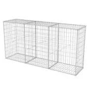 Gabion Basket Galvanised Steel 200X50x100 Cm Gabion Baskets