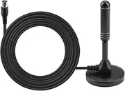 DTA240 High Performance DVB-T/DVB-T2 Antenna - Rod Antenna with Aluminium Solid Core and Magnetic Base, 2 m Cable for Digital TV, DVB-T2 Tuner Stick and DAB Radio, Maximum Signal Quality