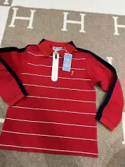 BNWT Jacadi Paris Baby Or Toddler Boys Red Sweatshirt Top Shirt 3A RRP $130