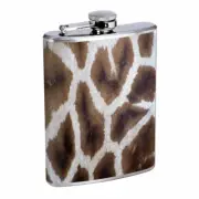 Animal Pattern Em1 8oz Stainless Steel Flask Drinking Whiskey Liquor