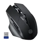 Wireless Mouse Rechargeable, 700mAh, with USB Receiver, 6 Buttons, Ergonomic ...