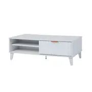 Groove Furniture Airlie Coffee Table With Storage Drawer 120cm