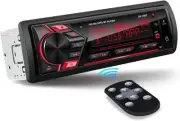 Single Din Car Radio Receiver - Bluetooth Car Stereo System - Mechless Digital M