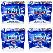 108pc Finish Powerball Quantum Dishwasher Capsules/Tablets Sparkling Clean