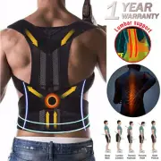 Adjustable Back Posture Corrector Belt Women Men Prevent Slouching Relieve Pain