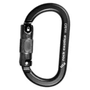 Rock Exotica C3A-B RockO Auto-Lock Carabiner, Black
