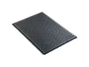 Desco 40931 - Statfree i conductive ergonomic rubber interlocking floor mat,