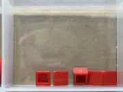 LEGO Parts - Red Slope 30 1 x 1 x 2/3 - No 54200 - QTY 5