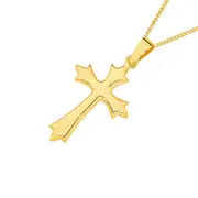 9ct Gold Fancy Cross Pendant