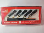 FREE SHIPPING Osmiroid Arabic writing Pen Set 22 Carat Gold Plated Sealed