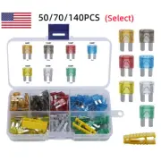140pcs ATR Micro2 Blade Fuses Assorted Kit Car Truck 30A 25A 20A 15A 10A 7.5A 5A