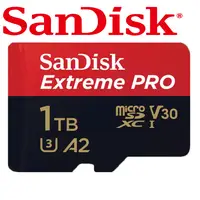 在飛比找PChome24h購物優惠-SanDisk ExtremePRO microSDXC A