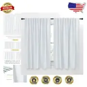 Modern Cloud Grey Blackout Curtain Panels for Ultimate Light Control - 2 Pack