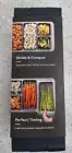 Get Prepd Cheat Sheets Modular Silicone Sheet Pan Dividers - 2 small and 2 large